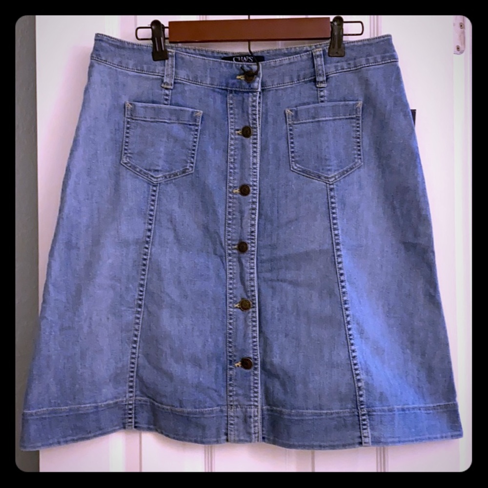 Chaps Denim Skirt